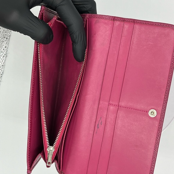 Loewe long dark pink wallet - Picture 9 of 14